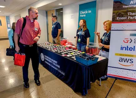 Summit Check-In Table