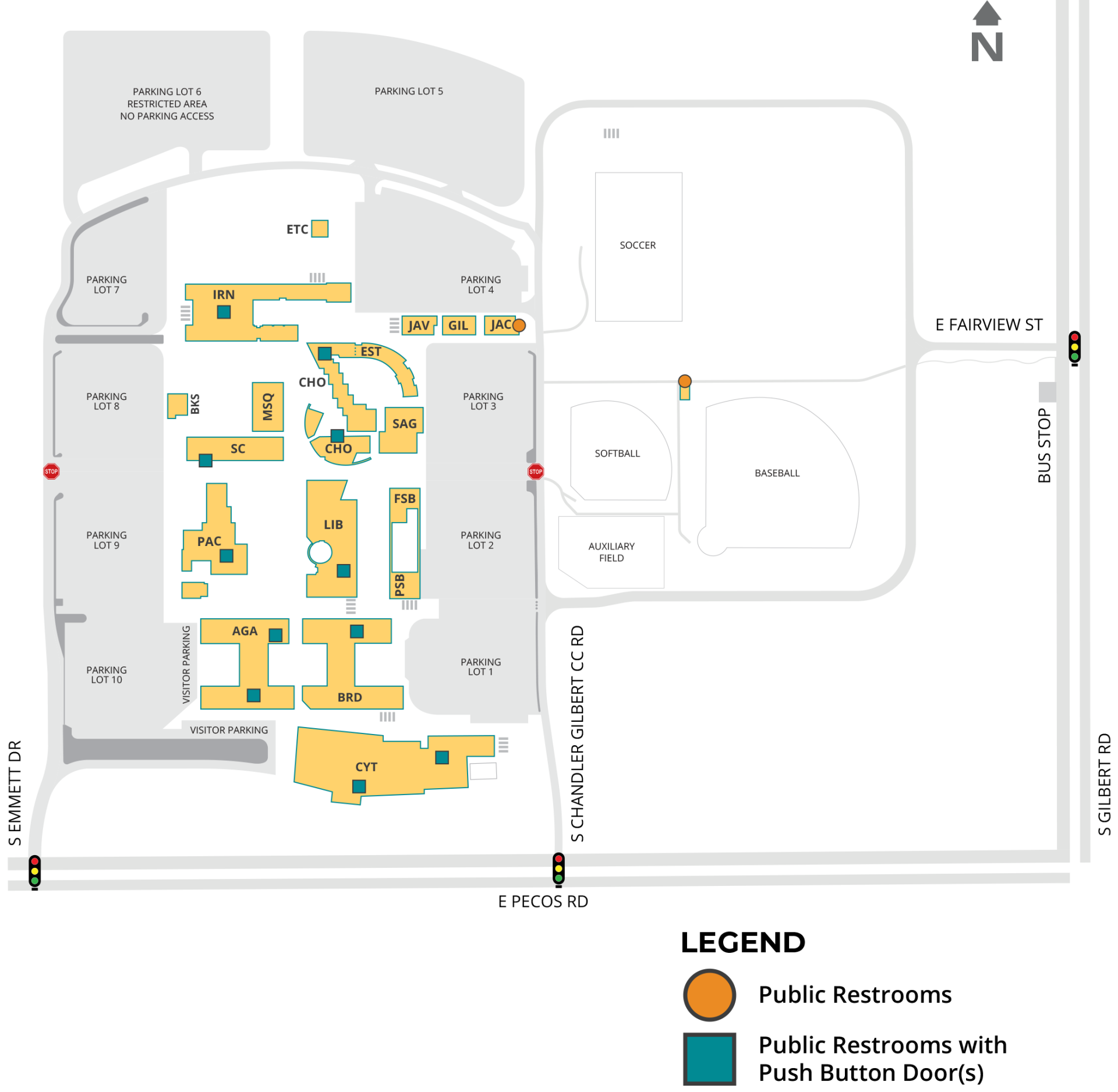 Public Restroom Pecos Locations