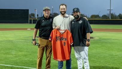 Tristan Peters Honored at March 9, 2026 Baseball Game