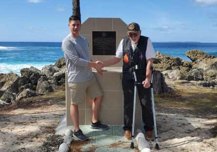 Sgt. Ernie Ferguson and Zebadiah Baney