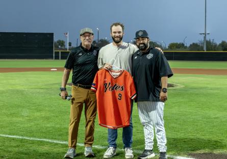 Tristan Peters Honored at March 9, 2026 Baseball Game