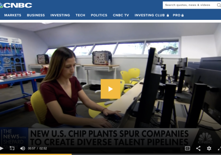 Perla Lugo, CGCC Student on CNBC