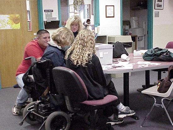Photo of People Receiving Emergency Support