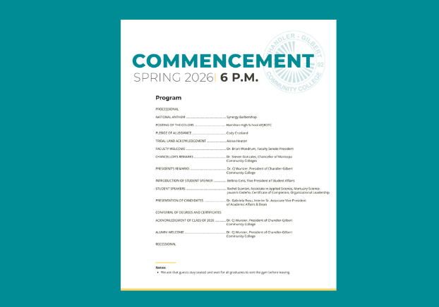 Commencement Program | 6 P.M.