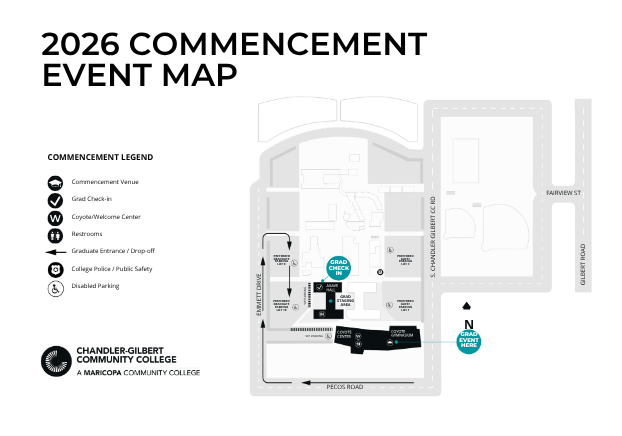 Commencement Event Map 