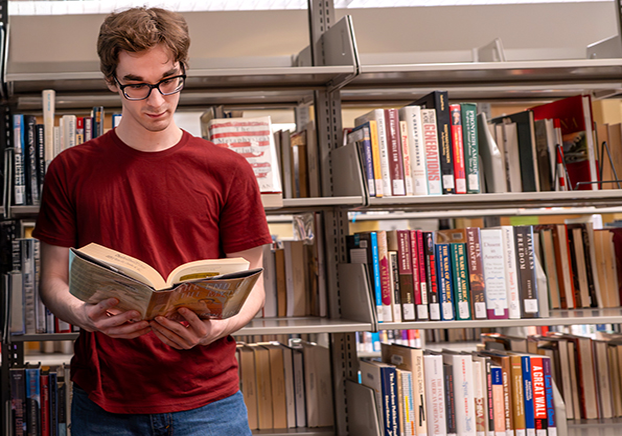 Embedded Reading Photo of Man