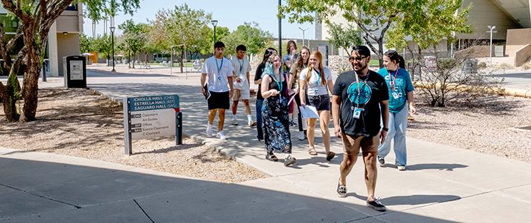 Students on Pecos Campus